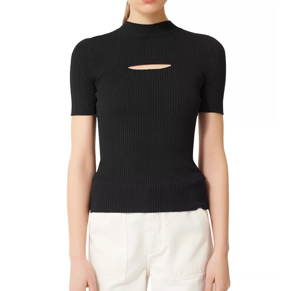 Maje Tops - Maje cut out ribbed top
